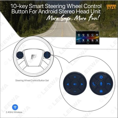 Ultra-thin 10-key wireless smart steering wheel controller GM universal control wireless control