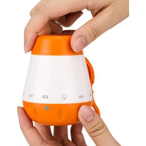 Smart Music White Noise Voice Sensor Rechargeable Baby Infants Therapy Sound Machine Sleep Soother Portable