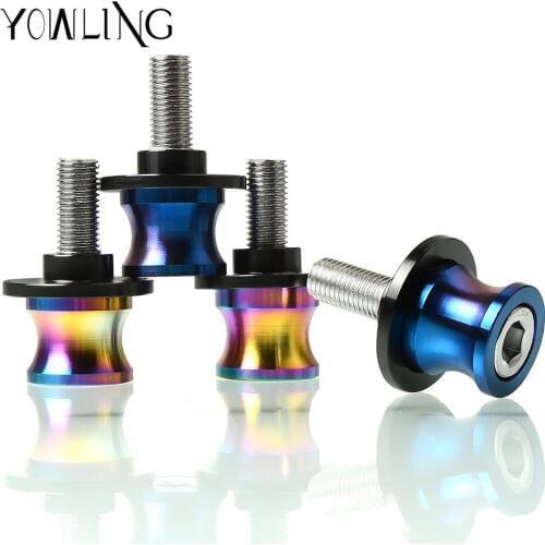 YOWLING New CNC M6 M8 M10 Motorcycle Stand Screw Swingarm Spools Slider For KAWASAKI Z750 Z800 Z900 Z1000 MT-07 MT-09 YZF R1 R6