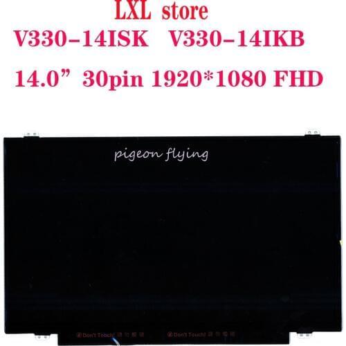 V330-14 LCD screen for lenovo laptop 14.0"LCD panel 1920*1080 FHD 30pin FRU 5D10R65299 5D10K93439 5D10L01874 5D10L08701 100%TEST