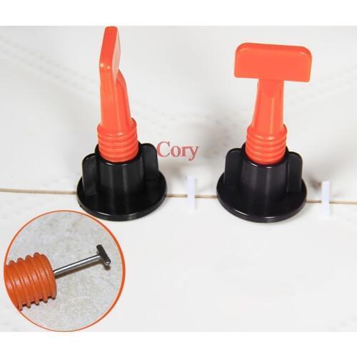 50pcs Tile Rotary leveler adjuster stick brick auxiliary tool available be reused Flooring Wall Tile Leveling