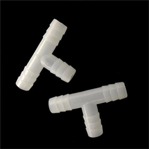 500 sets Tee pipe 8mm Rabbit drinking Quail pipes for drinking water Bird drinking Chicken Diet Poultry Equipment Free shipping