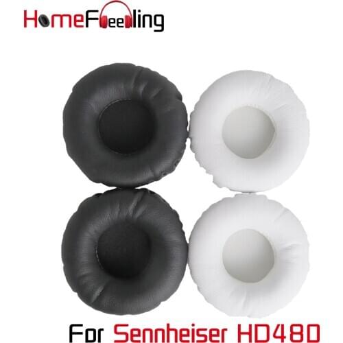 Homefeeling Ear Pads for Sennheiser HD480 Headphones Super Soft Velour Sheepskin Leather Ear Cushions Replacement Accessories