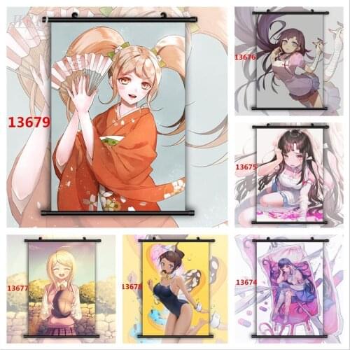 Danganronpa Tsumiki Mikan Akamatsu Kaede Anime Posters Canvas Painting Wall Decor Posters Wall Art Picture Room Decor Home Decor