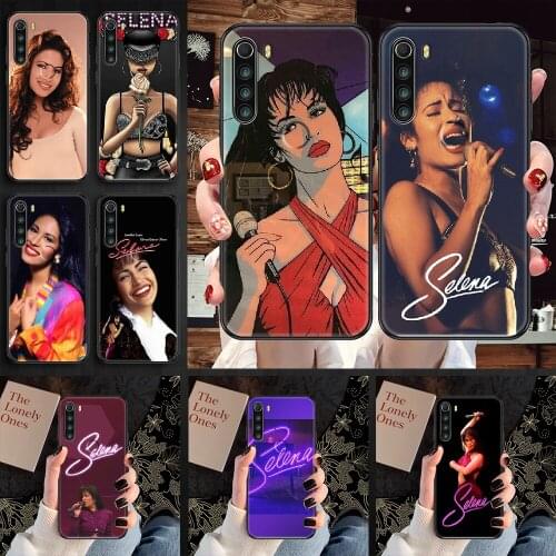 Selena Quintanilla Phone case For Xiaomi Redmi Note 7 7A 8 8T 9 9A 9S 10 K30 Pro Ultra black 3D coque art prime luxury