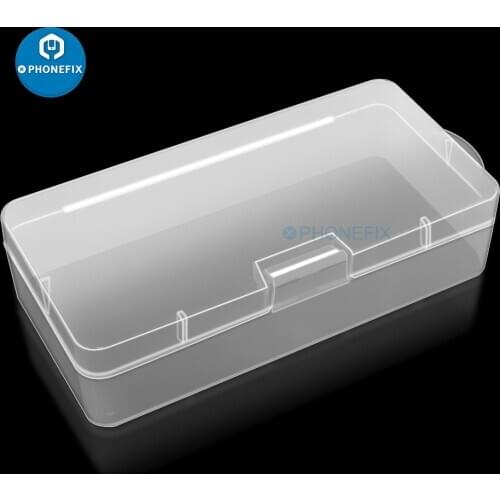 EKB-501 Transparent Plastic Storage Box Phone Repair Motherboard Small Component Container Jewelry Tool Box Bead Pills Organizer