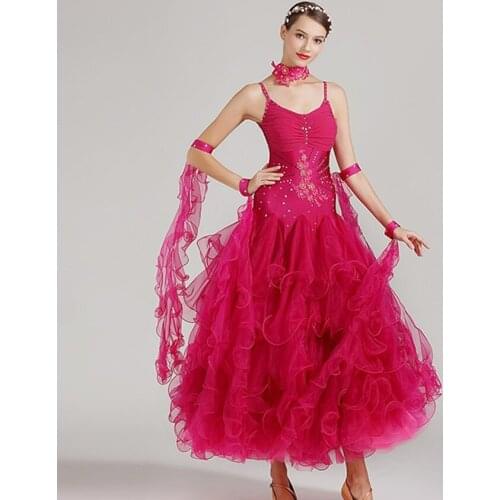 Smooth ballroom dress for ballroom dancing viennese waltz dress foxtrot dance dresses for women tango dance costumes dance wear