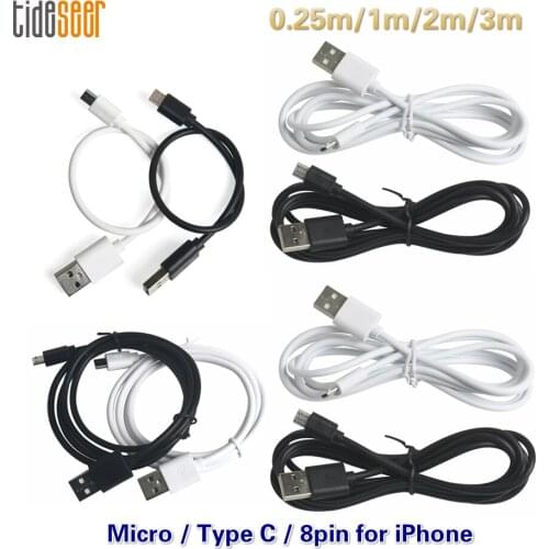 1m/2m/3m Type-C USB C Cable for Samsung S10 Plus Fast Charging Micro USB Cables for Huawei Mate 20 Lite Cable for iPhone XS Max