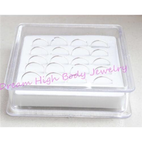 Sterling silver Seamless Nose Ring Plain Hoop Cartilage Tragus Piercing 0.6mm thick shine High Quality Fake labret stud