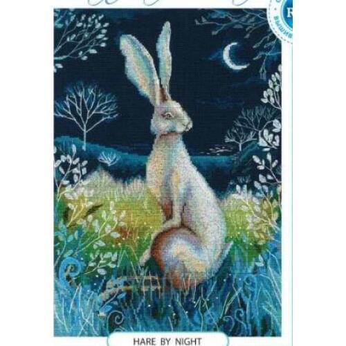 14/16/18/27/28 Gold Collection Counted Cross Stitch Kit Hare By Night Rabbit Bunny rto M611
