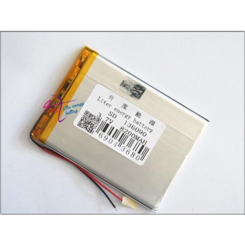 3.7V lithium polymer battery 126090 116090 136090 8200mAh Mobile Power Battery