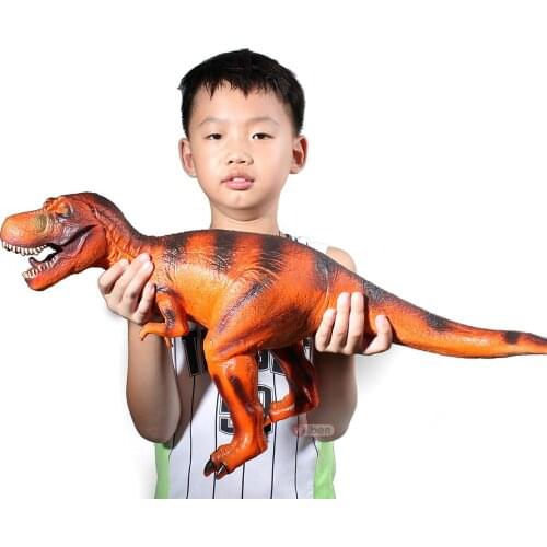 Jurassic Simulation Super-large Tyrannosaurus Rex Toys Children Soft Rubber Large Size Dinosaur Model Boys Animals Birthday Gift