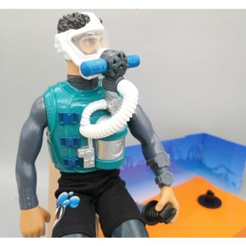 New Special Die-cast PVC Joint Movable Marine Diver Figure Furniture Display Collection Model Lol Toys For Children