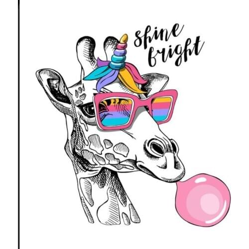 Animal Giraffe Transparent Silicone Stamp And Metal Die/Seal For DIY Scrapbooking/photo Album Decorative Clear Stamp Sheets