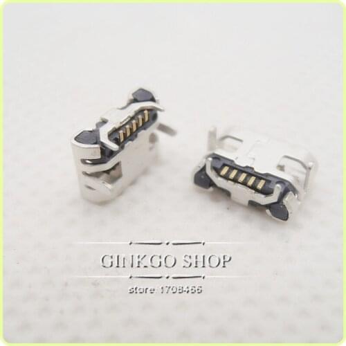 1000pcs/lot Micro USB Connector V8 Port Data Charging Power Socket Micro USB Jack with small horn