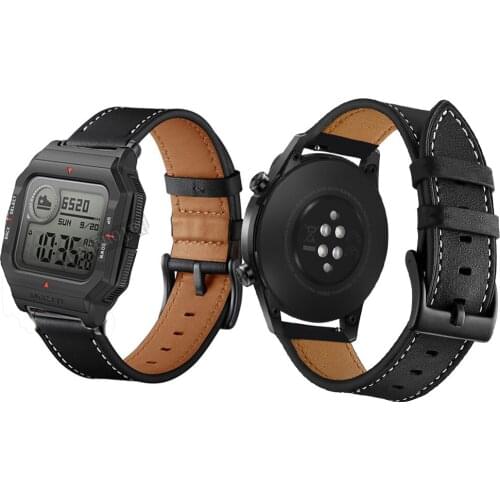 Leather wristband for Amazfit NEO smart watch strap soft replacement for xiaomi huami amazfit neo band belt Accessories