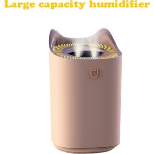 USB double nozzle large capacity humidifier office air humidifying desktop home mute humidifier large spray humidifier 3L