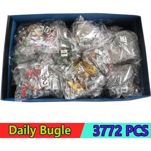 IN STOCK 3772PCS Movie Series 76178 Daily Bugle Tower Building Blocks Office Bricks Heroes Model DIY Educational Toys Kids Gifts