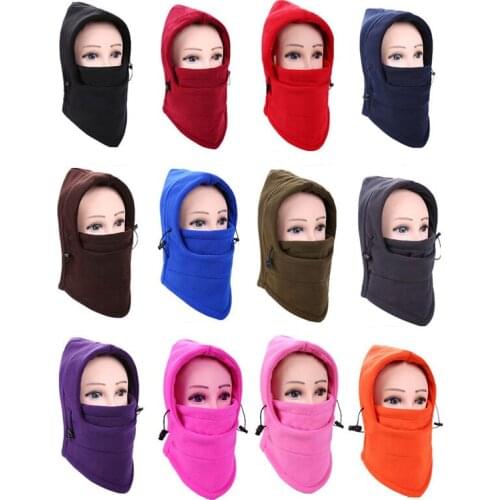 Cycling Equipment Winter Multi-Kinetic Energy Warm Neck Guard Cap Outdoor Sports Cold Resistant CS Fleece Hood Hat B49