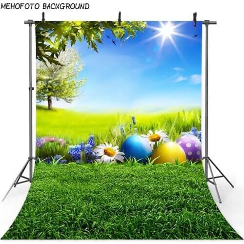Newbron backdrop for photography spring easter background for photo booth studio blue sky newborn baby shower backdrops vinyl