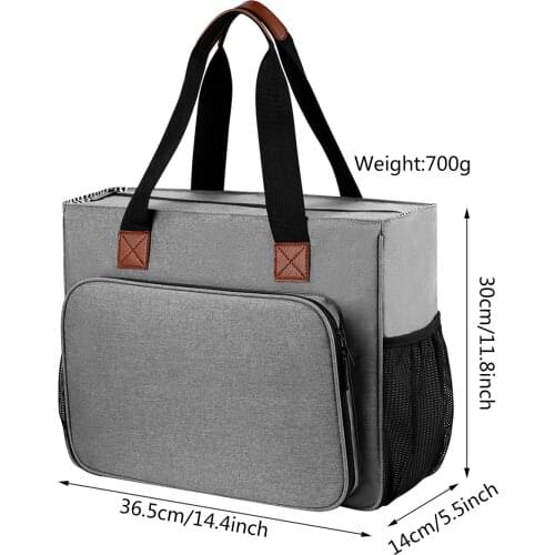 Knitting Storage Bag Yarn Wool Handbag Case For Crochet Hook Knitting Needles Craft Sewing Tools Accessories Organizer Free Ship