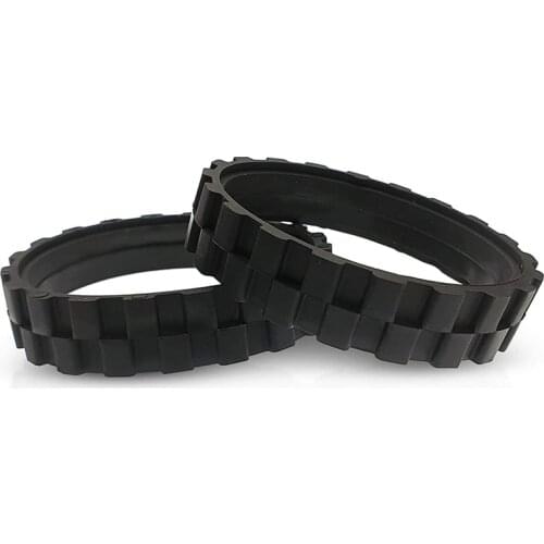 2Pcs Tires for IROBOT ROOMBA Wheels Series 500, 600, 700, 800 and 900 Anti-Slip, Great Adhesion and Easy Assembly