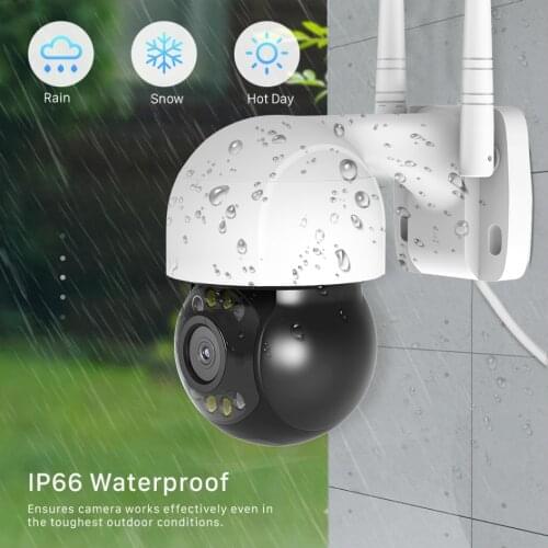 5MP PTZ Wifi IP Camera Outdoor AI Human Wireless Camera ONVIF Audio 2MP 3MP Smart Light Security CCTV Camera