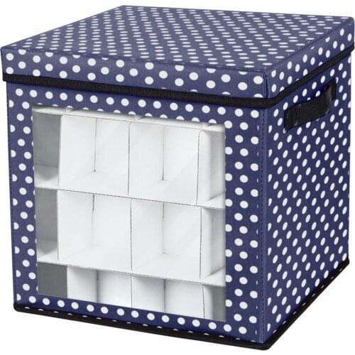 Storage Case Perspective Windows Durable Odorless Handy Baubles Bed for Living Room Oxford Cloth Storage Bag Makeup brush holder