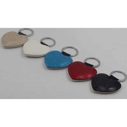DHL 200pcs/lot blank Keychain Sublimation DIY print PU Leather Keyring Sublimation Ink heat transfer printing