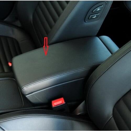 For Volkswagen Passat B6 (2005-2009)/ Passat B7 (2010-2016) Customzied Microfibre Leather Center Armrest Cover Car accessories