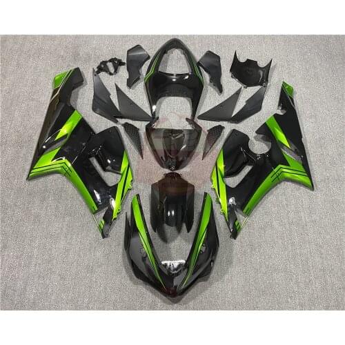 Brand new ABS motorcycle fairing kit for Kawasaki Ninja ZX-6R 636 ZX6R 2005 2006 05 06 black green body
