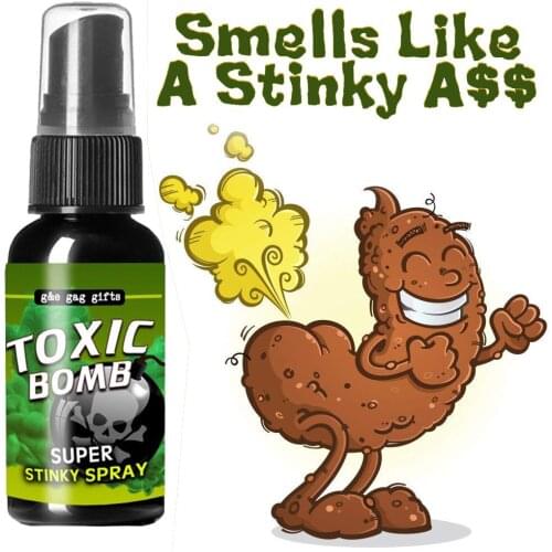 Kids toys Novelties Liquid Fart Gag Prank Joke Spray Can Stink Bomb Smelly Stinky Gas Crap juguetes toys for children gifts 30ML