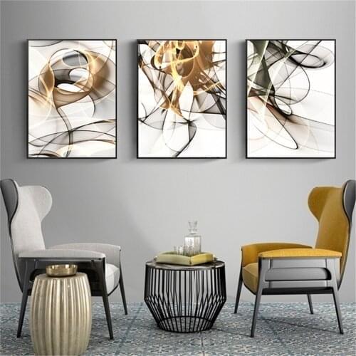 Canvas Painting Line Wall Art Decorative Picture for Living Room Nordic Style Decoration Home Abstract Painting Posters Prints