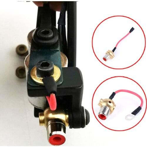 Red Tattoo Coil Cord Hook To Female Jack RCA Connector For Coil Tattoo Machine New