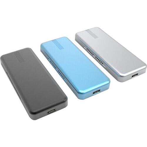 M.2 SSD Case Mobile Hard Disk Box USB 3.1 to M.2 SATA SSD Adapter Card External SSD Enclosure Case for NGFF m2 Type C HDD Case