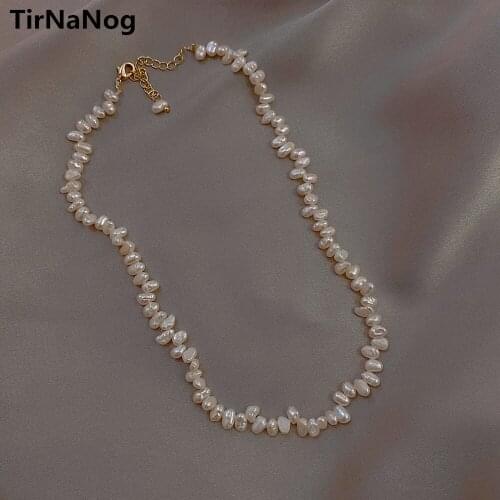 Irregular Baroque Pearls Light Han Edition Style Restoring Ancient Ways Of Luxury Chain Necklace Clavicle Women Jewelry Gifts