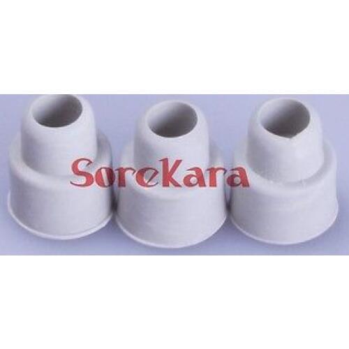 10pcs Dia 23mm Back Rubber Stopper Airlock Hole Bung For Wine Drilled Gum Lab Use