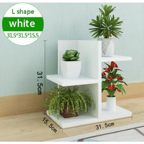 Simple modern multi-layer office desktop flower stand floor-standing living room European creative indoor plant racks