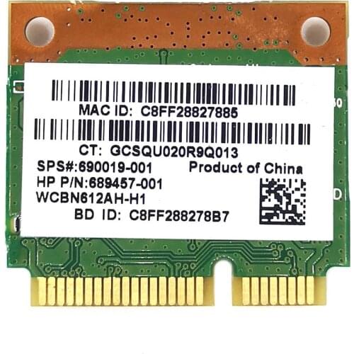 QCWB335 150M Mini PCIe BT 4.0 WiFi Card Wireless Network Card 802.11n Internal Network Adapter for Lenovo for HP laptops