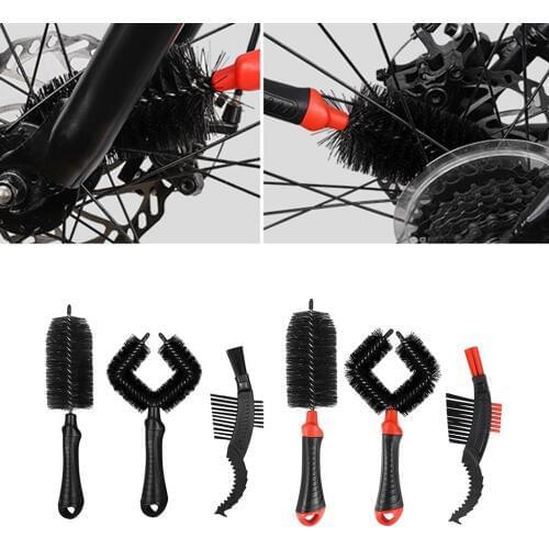 Bike Chain Cleaning Brushes Bicycle Cleaning Brush Bike Chain Tyre Wheel Wash Cleaner Tool Set