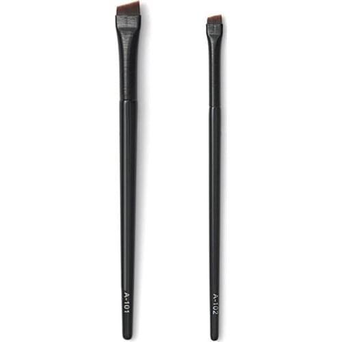 Ultra-Thin Oblique Angle Eyeliner Eyebrow Brush Super Thin Flat Liner Makeup Brushes Cosmetics Eyelash Beuaty Tools