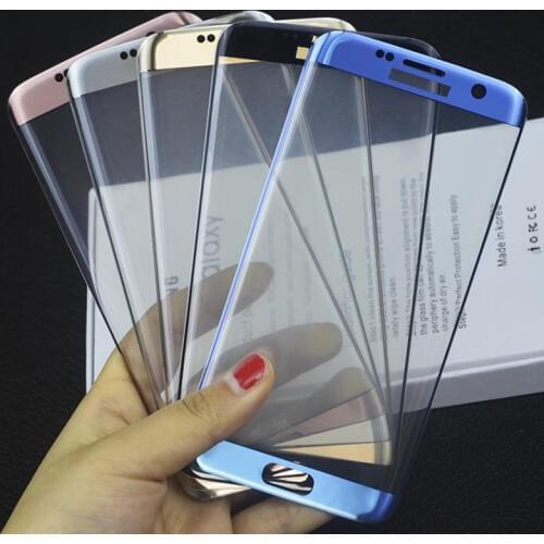 YKSPACE Original 5Colors 9H 3D Curved Full Cover Tempered Glass Screen Protector For Samsung Galaxy S7 Edge S8 Plus Note 8