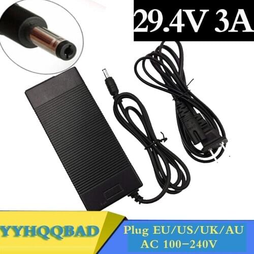 29.4v3a lithium battery charger 7 Series 29.4V 3A charger for 24V battery pack , electric bike lithium battery charger