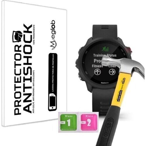Screen protector Anti-Shock Anti-scratch Anti-Shatter compatible with Forerunner 245 Music