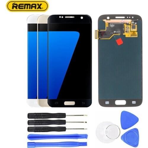 Grade for Samsung Galaxy S7 G930 G930F LCD With Perfect Touch Screen Digitizer Assembly Display with a set of assembling tool