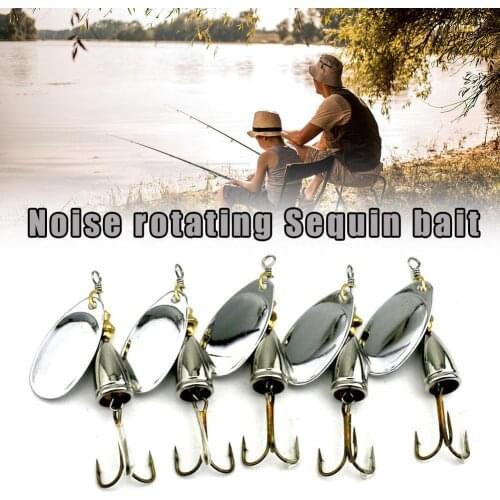 1PCS Durable Fishing Lures Sequin Spoon 6.5cm Trolling Blade Sequins Spinner Bait Wobbler Fishing Lure Tackles Sets