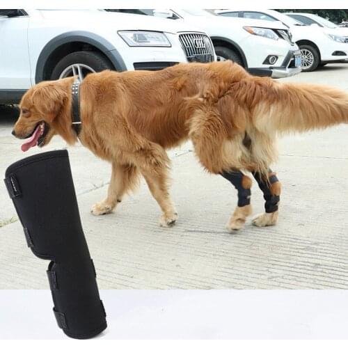 2Pcs New Pet Knee Pads Dog Recovery Bandage Pet Knee Pad Leg Protectors Protects Wounds Heal Anti-twist Fixed Protective Cover