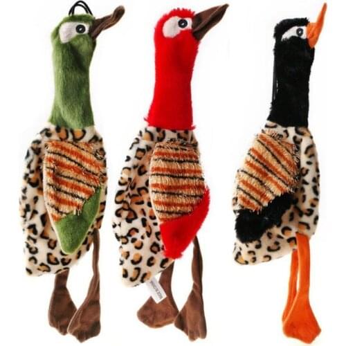 2020 cute plush toys squeak pet wolf rabbit animal plush toy dog chew squeaky whistling involved squirrel dog toys