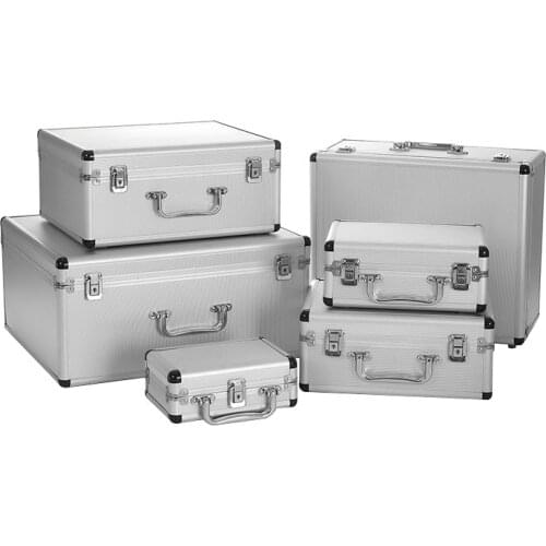 Hardware Portable Tool Box Aluminium Wrench Electronic Components Tools Box Professional Caja Herramientas Tool Case EA60GX