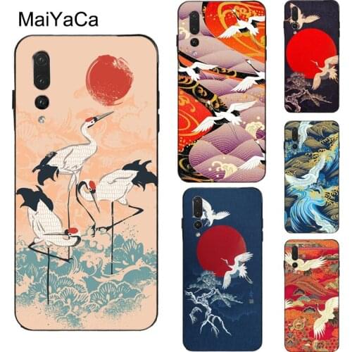 MaiYaCa Japanese Cranes Art Case For Huawei Honor 20 7A Pro 10i 8X 9X 9 10 Lite 7C 8A 8C 8S Y9 Y6 Y7 2019 Nova 5T